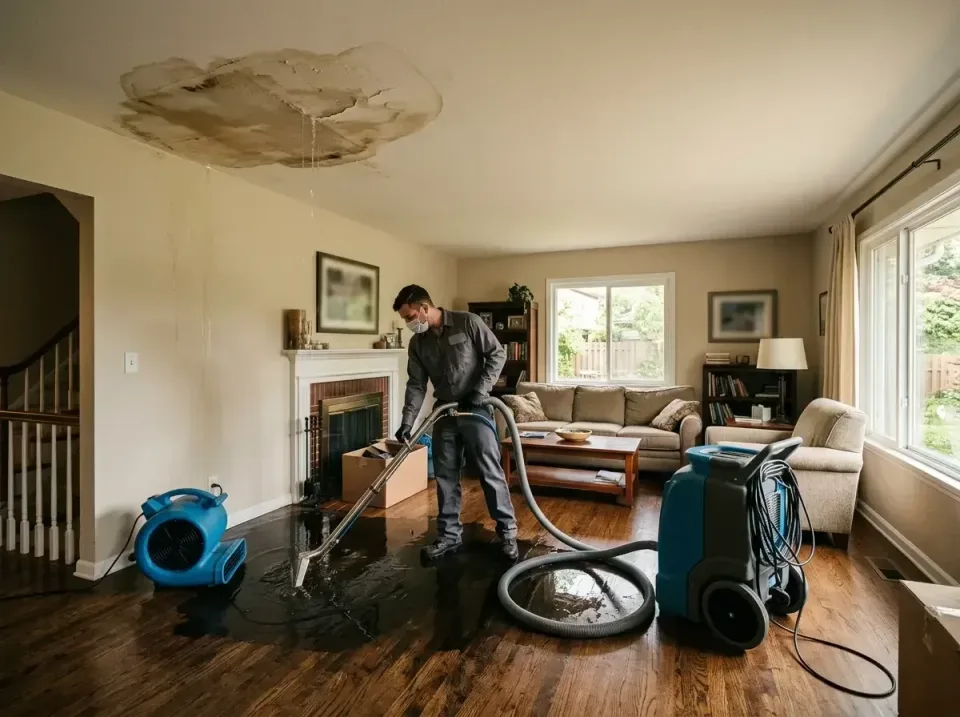 attic-pipe-burst-ceiling-drip-008 — frequently asked questions, Water Damage Restoration & Carpet Care in Redwood City, CA